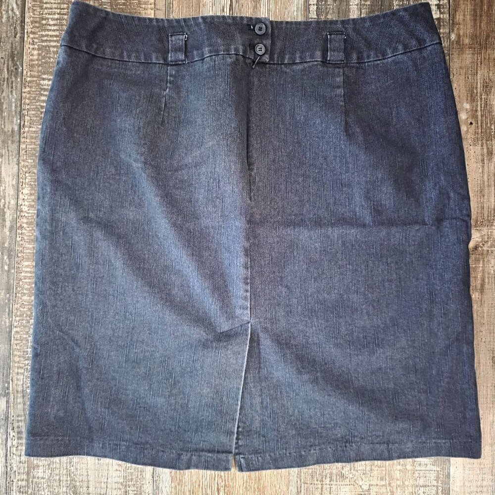 New York Clothing Company NYCC Blue Denim Pencil Skirt size 16w